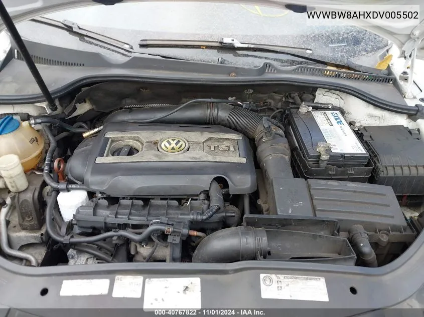 2013 Volkswagen Eos Komfort VIN: WVWBW8AHXDV005502 Lot: 40767822