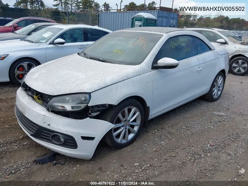 2013 Volkswagen Eos Komfort VIN: WVWBW8AHXDV005502 Lot: 40767822