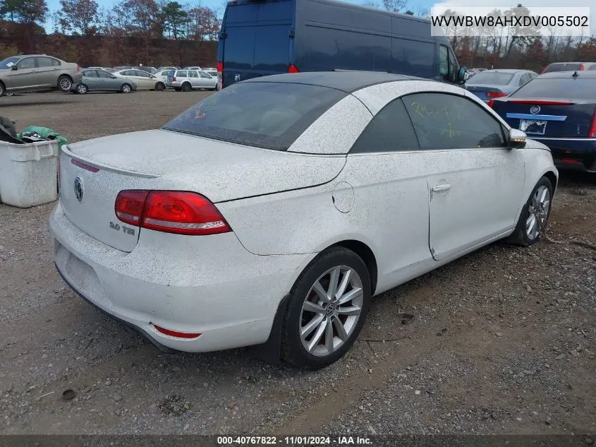 2013 Volkswagen Eos Komfort VIN: WVWBW8AHXDV005502 Lot: 40767822