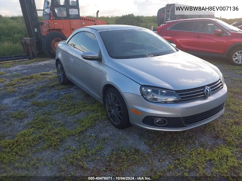 2014 Volkswagen Eos Komfort VIN: WVWBW8AH8EV007136 Lot: 40478071