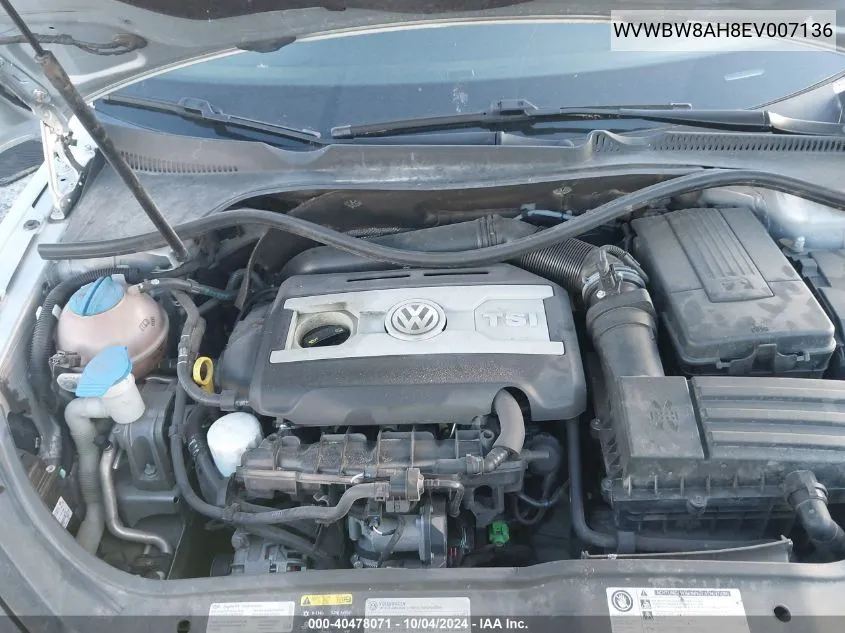 WVWBW8AH8EV007136 2014 Volkswagen Eos Komfort