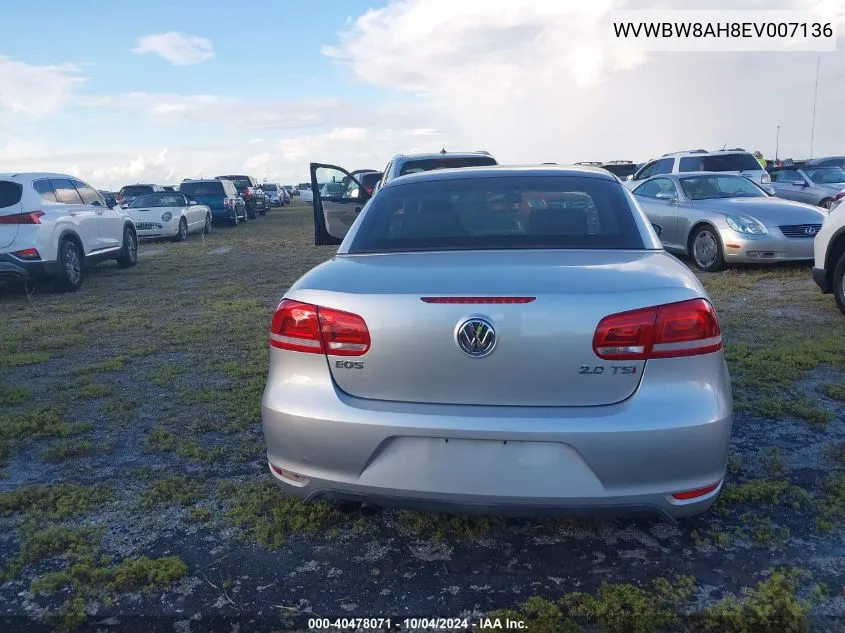 WVWBW8AH8EV007136 2014 Volkswagen Eos Komfort