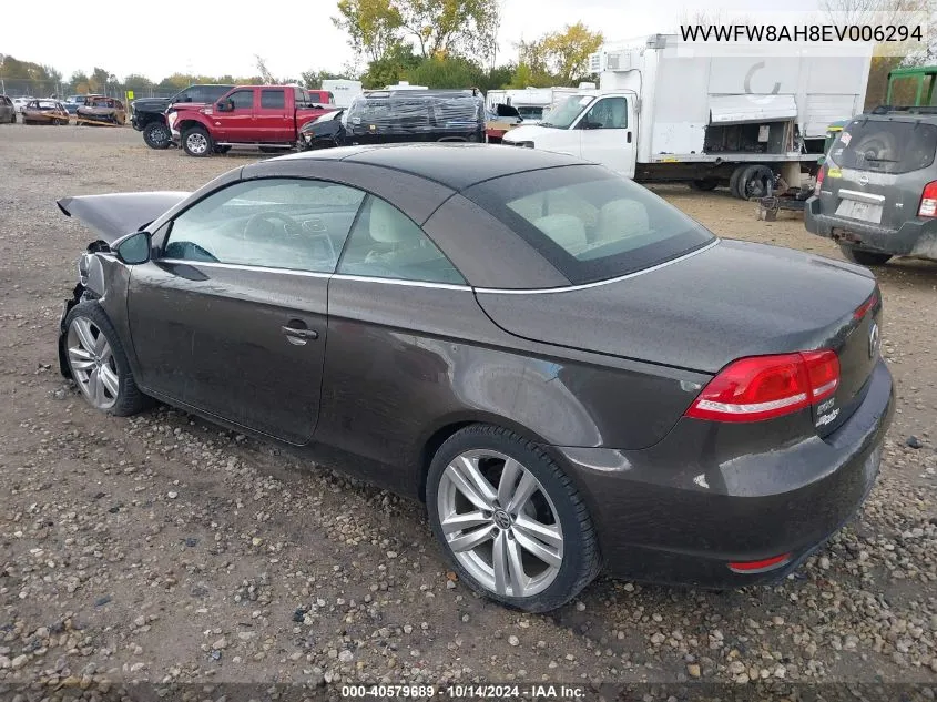 WVWFW8AH8EV006294 2014 Volkswagen Eos Executive