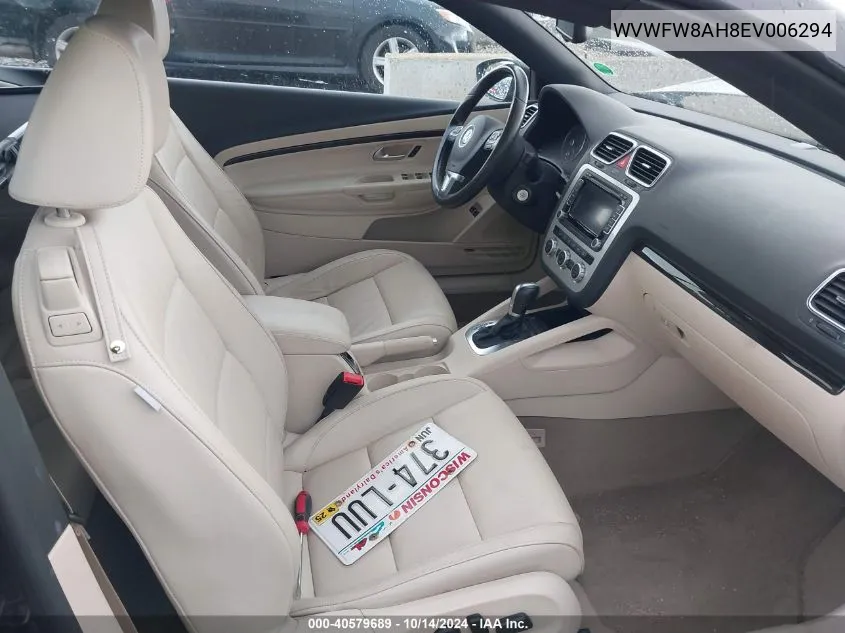 WVWFW8AH8EV006294 2014 Volkswagen Eos Executive