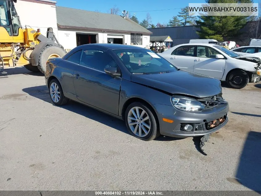 2015 Volkswagen Eos Komfort Edition VIN: WVWBW8AHXFV003185 Lot: 40884102