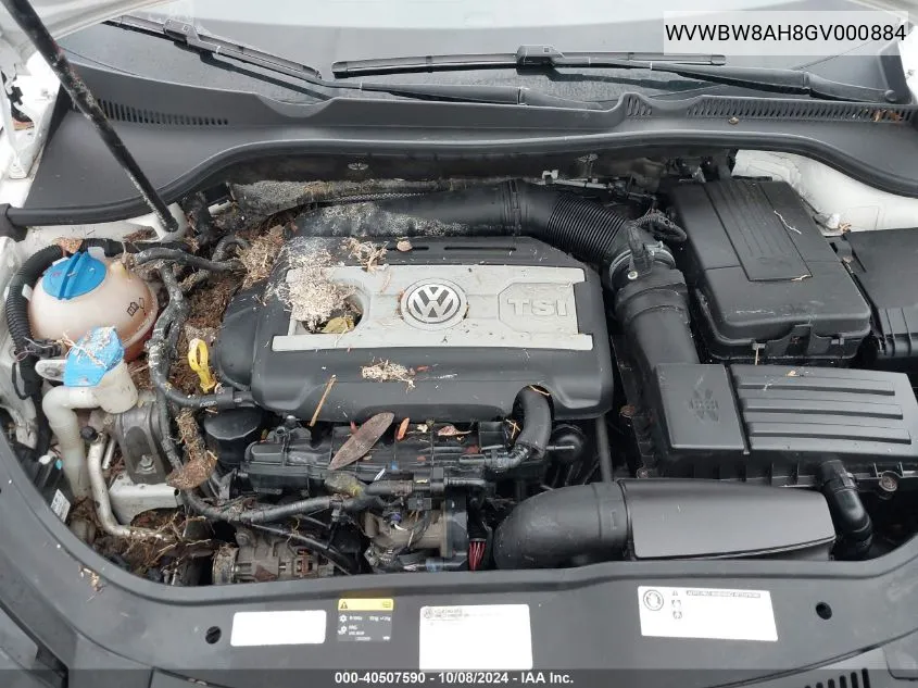 WVWBW8AH8GV000884 2016 Volkswagen Eos Komfort