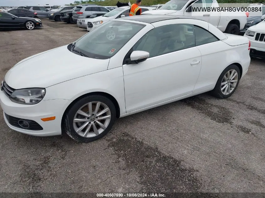 WVWBW8AH8GV000884 2016 Volkswagen Eos Komfort