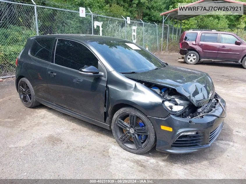 WVWRF7AJ7CW267921 2012 Volkswagen Golf R 2-Door