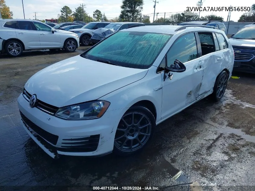 2015 Volkswagen Golf Sportwagen Tdi S 4-Door VIN: 3VWCA7AU6FM516550 Lot: 40712044