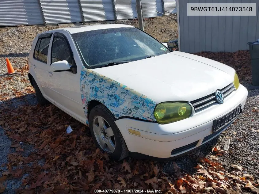 2001 Volkswagen Golf Gls VIN: 9BWGT61J414073548 Lot: 40779079