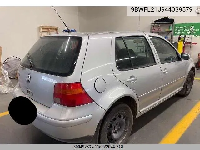 2004 Volkswagen Golf VIN: 9BWFL21J944039579 Lot: 30049263