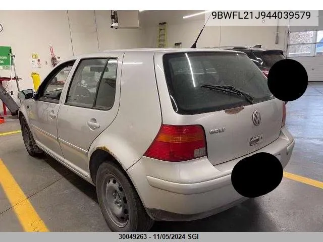 2004 Volkswagen Golf VIN: 9BWFL21J944039579 Lot: 30049263