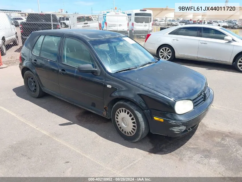 2004 Volkswagen Golf Gl 2.0L VIN: 9BWFL61JX44011720 Lot: 40218952