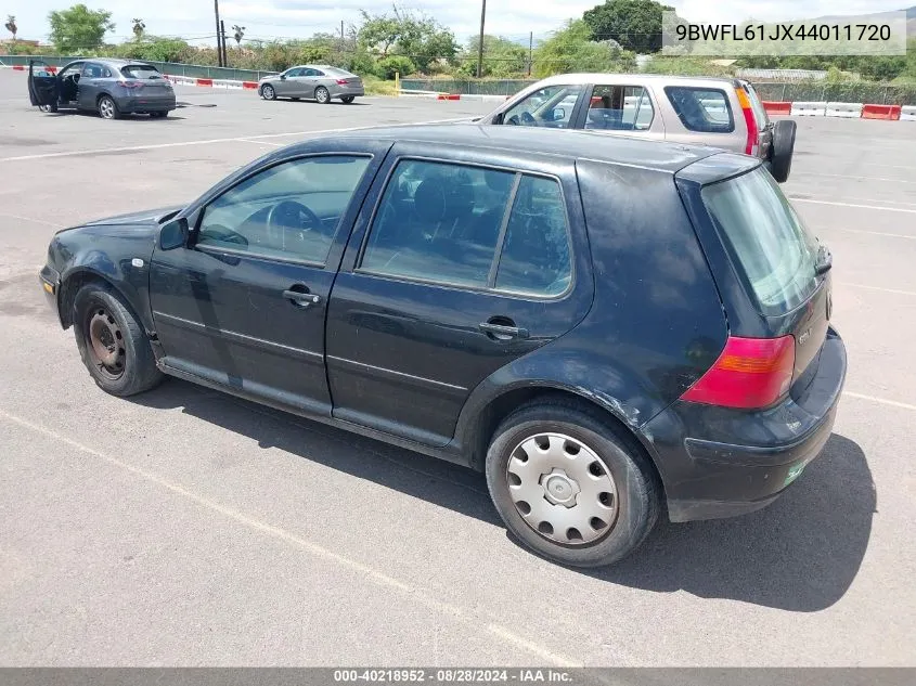 2004 Volkswagen Golf Gl 2.0L VIN: 9BWFL61JX44011720 Lot: 40218952