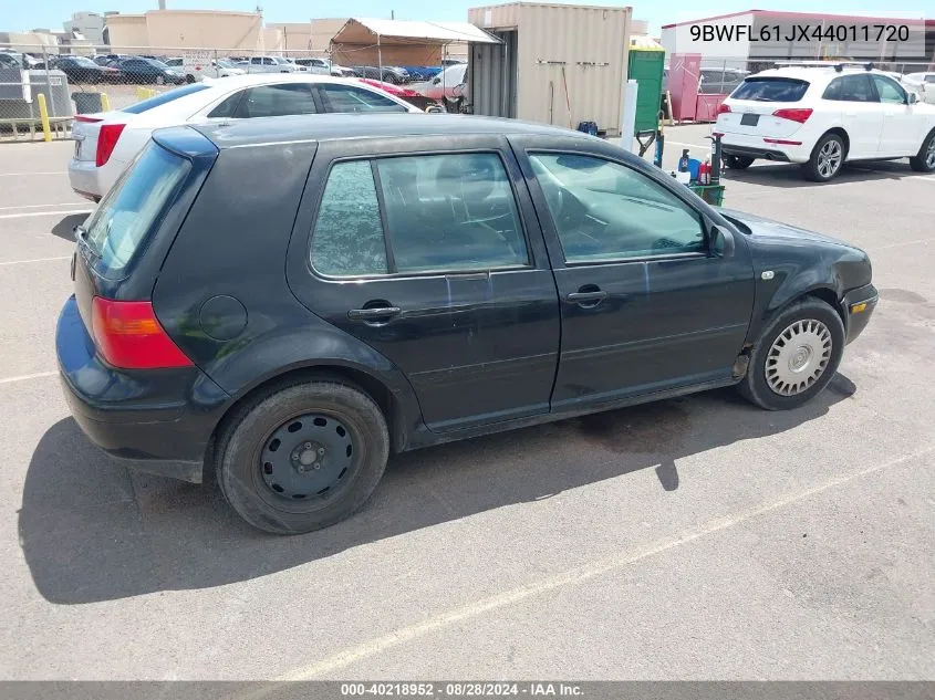 9BWFL61JX44011720 2004 Volkswagen Golf Gl 2.0L