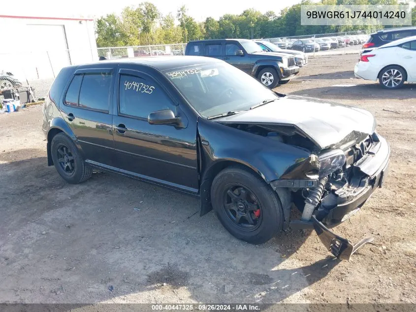 2004 Volkswagen Golf Gls Tdi VIN: 9BWGR61J744014240 Lot: 40447325