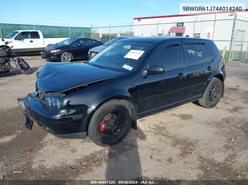 2004 Volkswagen Golf Gls Tdi VIN: 9BWGR61J744014240 Lot: 40447325