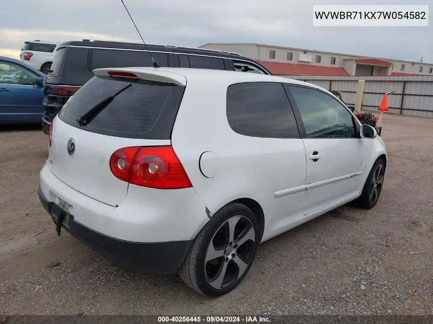 WVWBR71KX7W054582 2007 Volkswagen Rabbit 2-Door