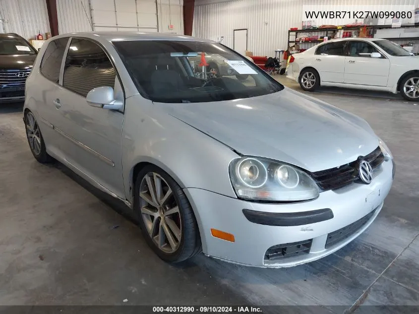 WVWBR71K27W099080 2007 Volkswagen Rabbit 2-Door