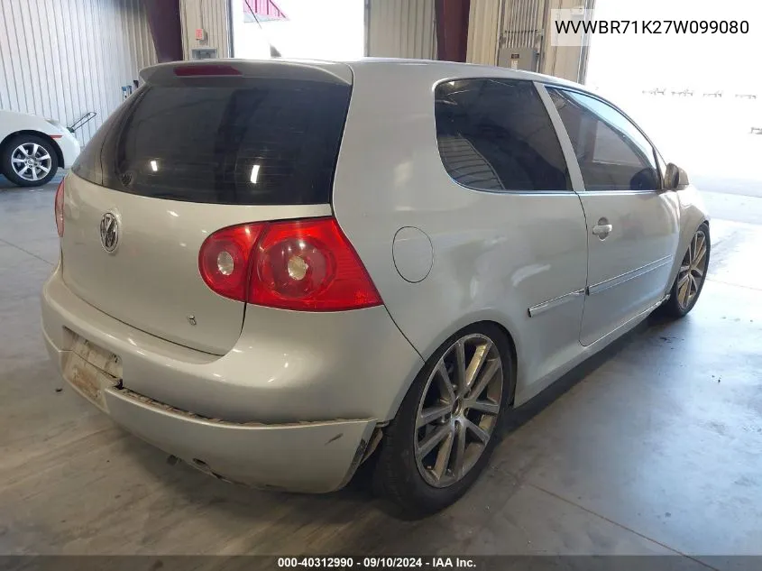 WVWBR71K27W099080 2007 Volkswagen Rabbit 2-Door