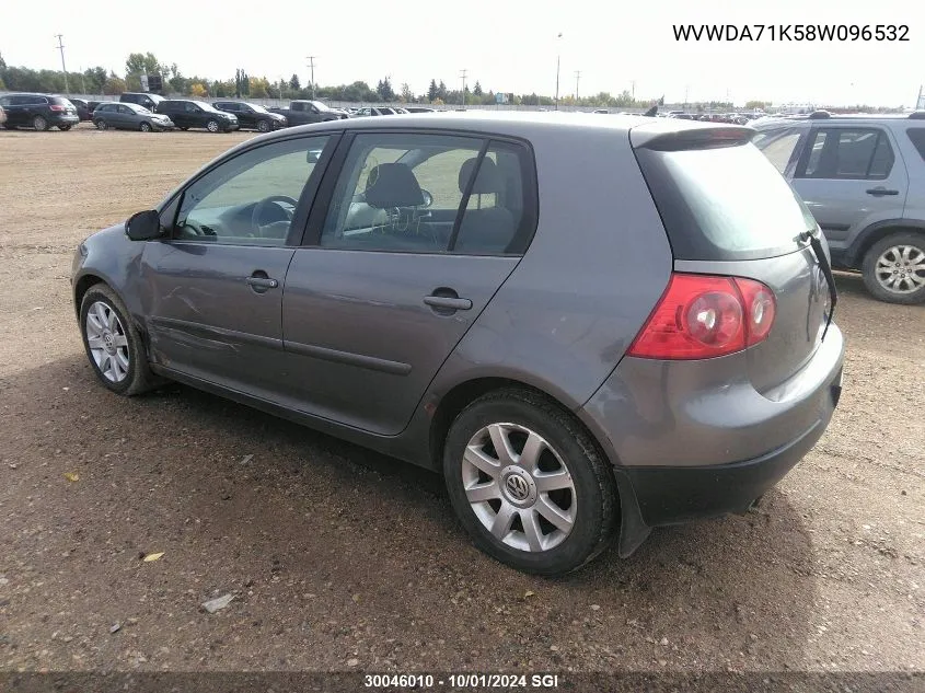 WVWDA71K58W096532 2008 Volkswagen Rabbit