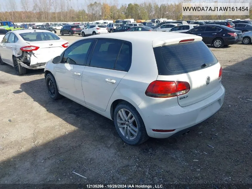 WVWDA7AJ1AW161454 2010 Volkswagen Golf