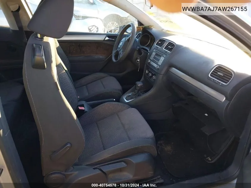 WVWBA7AJ7AW267155 2010 Volkswagen Golf 2-Door