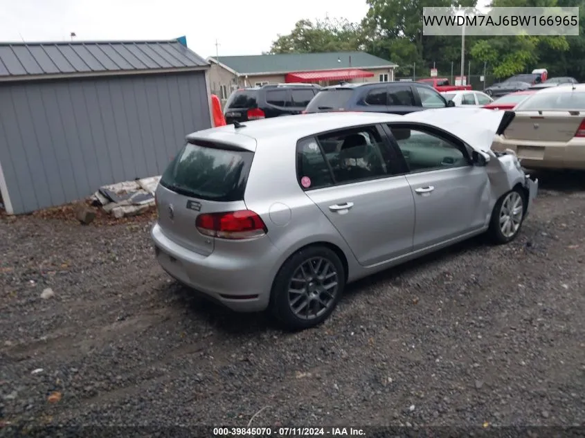 WVWDM7AJ6BW166965 2011 Volkswagen Golf Tdi 4-Door