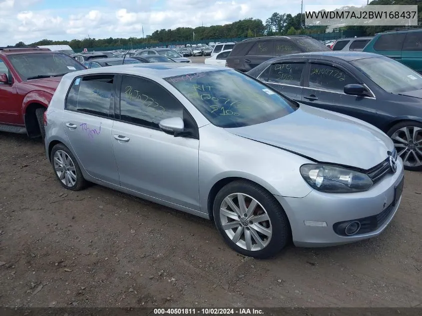 WVWDM7AJ2BW168437 2011 Volkswagen Golf Tdi 4-Door