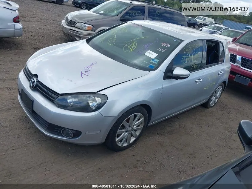 WVWDM7AJ2BW168437 2011 Volkswagen Golf Tdi 4-Door