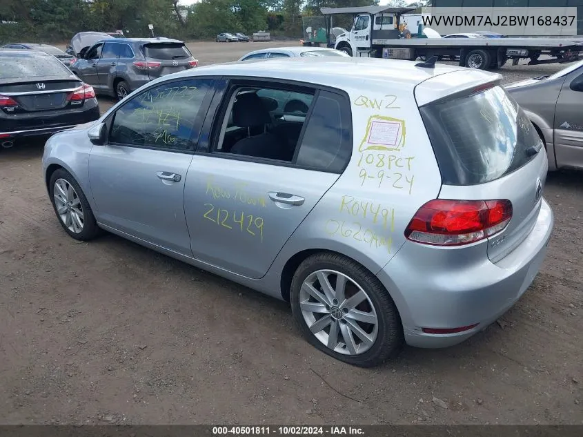 WVWDM7AJ2BW168437 2011 Volkswagen Golf Tdi 4-Door