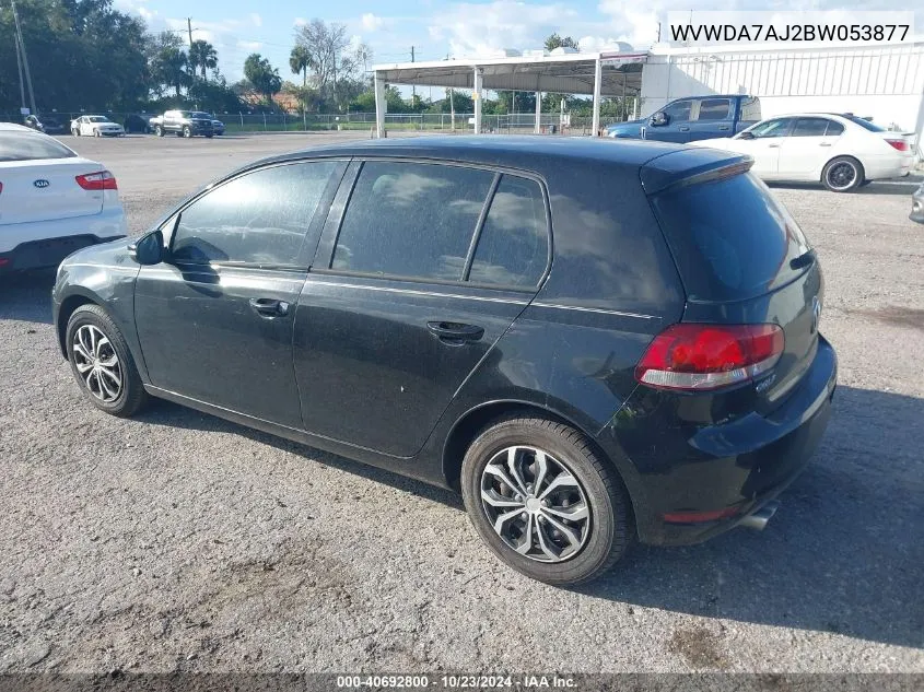 WVWDA7AJ2BW053877 2011 Volkswagen Golf 2.5L 4-Door