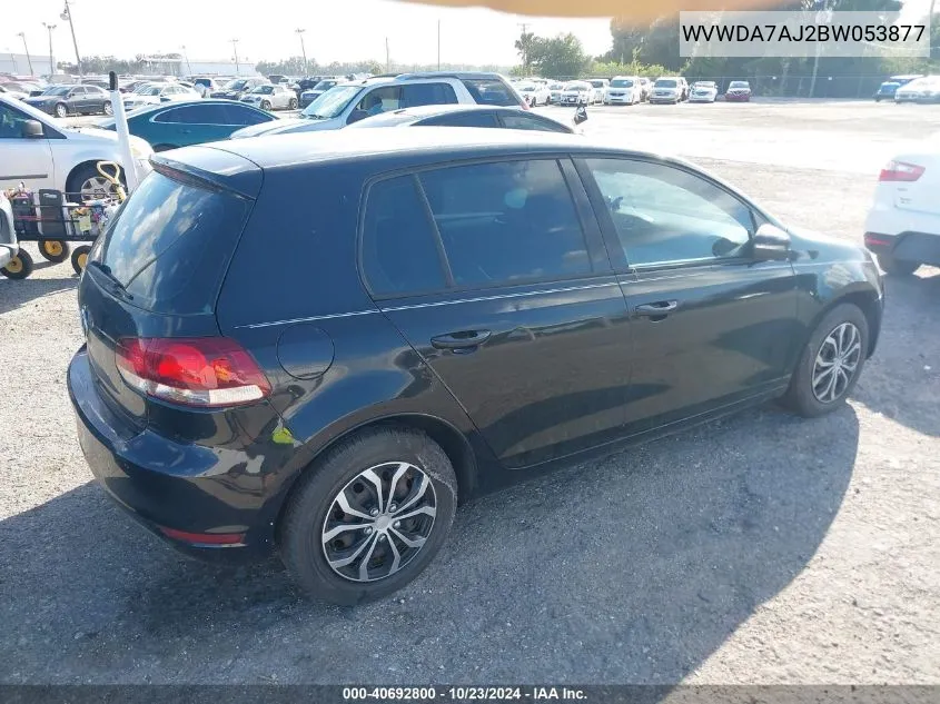 WVWDA7AJ2BW053877 2011 Volkswagen Golf 2.5L 4-Door