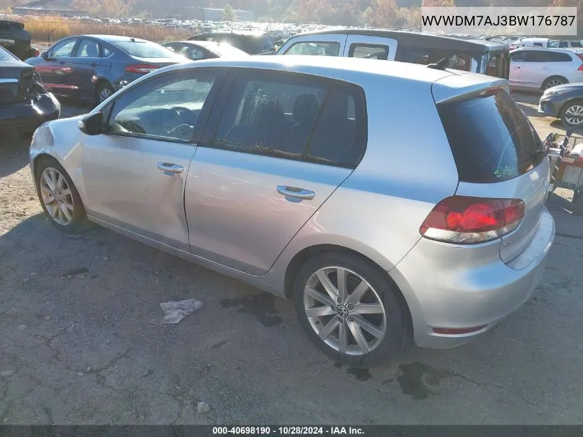 WVWDM7AJ3BW176787 2011 Volkswagen Golf Tdi 4-Door