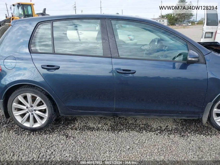 2013 Volkswagen Golf VIN: WVWDM7AJ4DW128394 Lot: 40157652