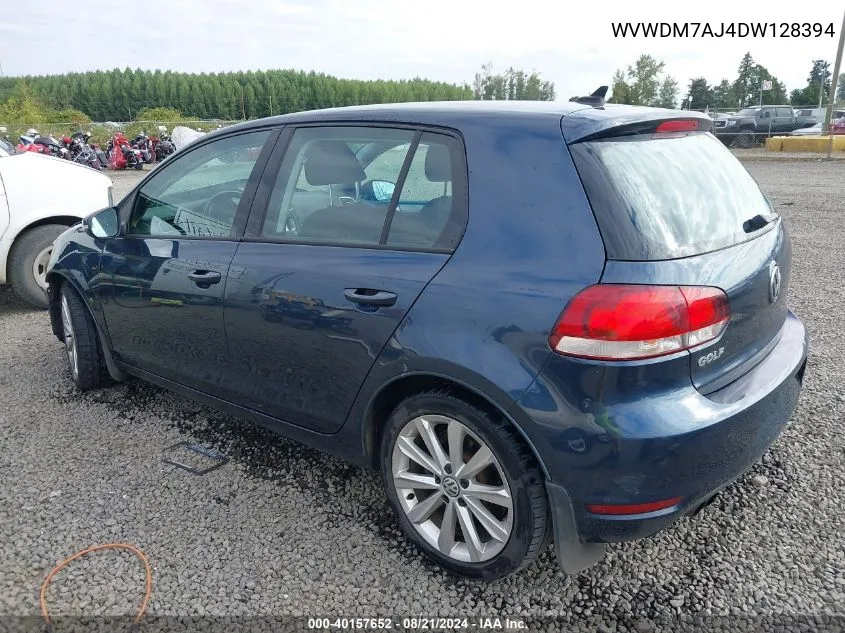 2013 Volkswagen Golf VIN: WVWDM7AJ4DW128394 Lot: 40157652