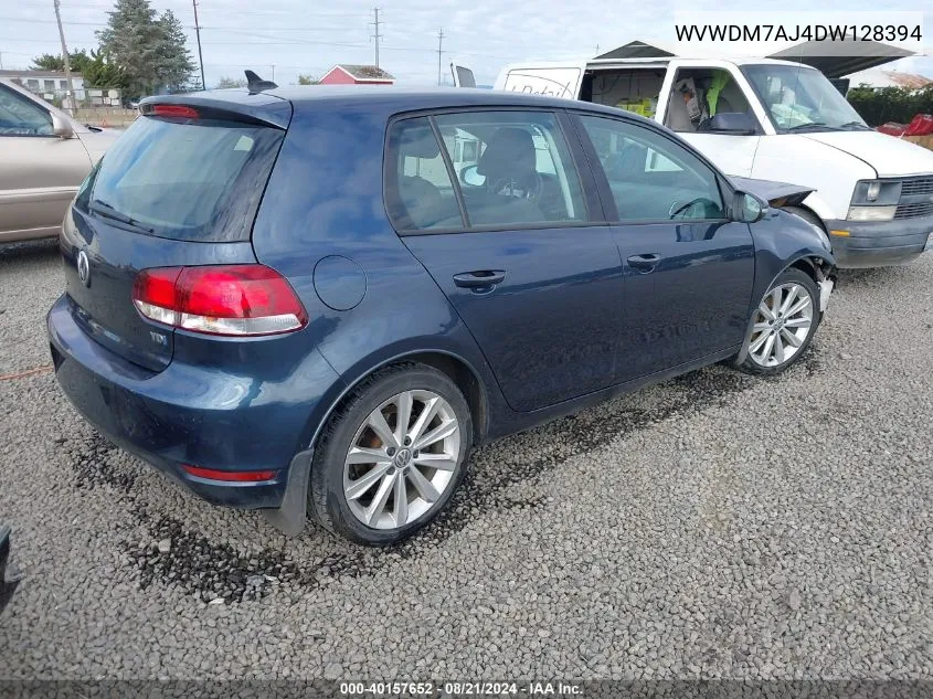 2013 Volkswagen Golf VIN: WVWDM7AJ4DW128394 Lot: 40157652