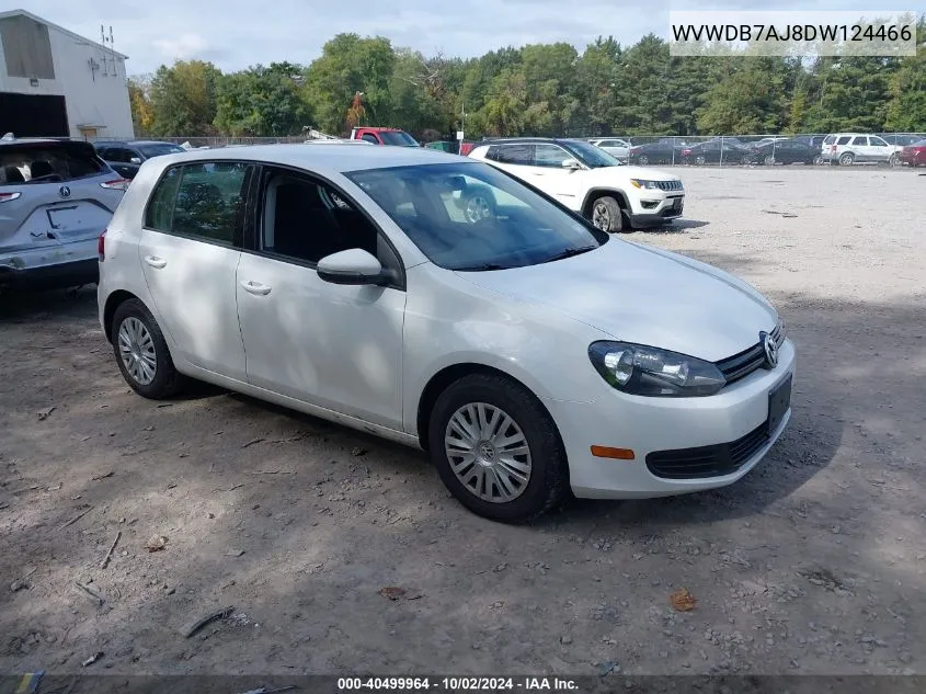 2013 Volkswagen Golf 2.5L 4-Door VIN: WVWDB7AJ8DW124466 Lot: 40499964