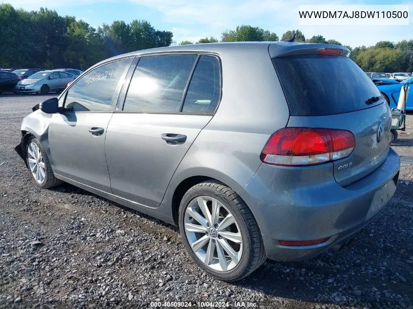 WVWDM7AJ8DW110500 2013 Volkswagen Golf 2.0L Tdi 4-Door