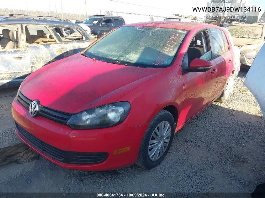 2013 Volkswagen Golf 2.5L 4-Door VIN: WVWDB7AJ9DW134116 Lot: 40541734