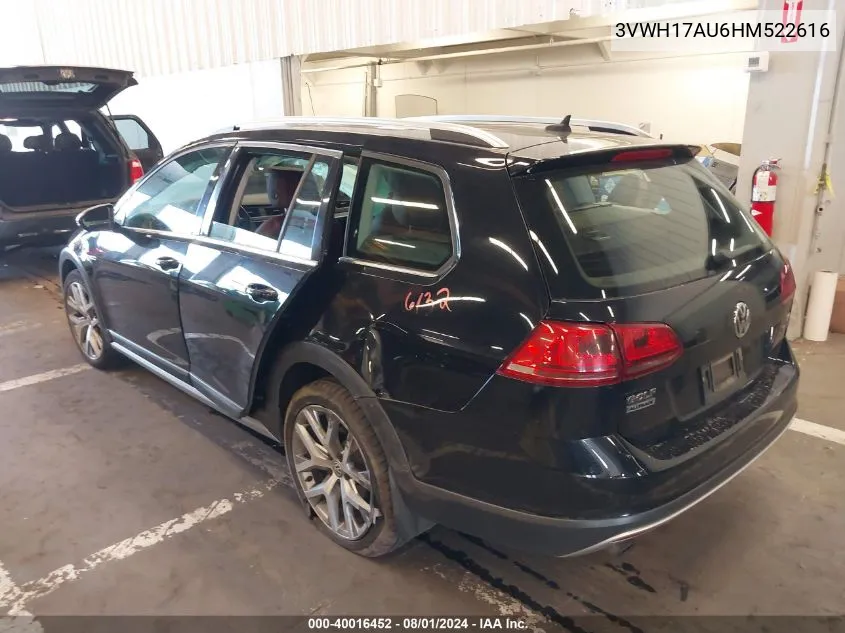 3VWH17AU6HM522616 2017 Volkswagen Golf Alltrack Tsi S/Tsi Se/Tsi Sel