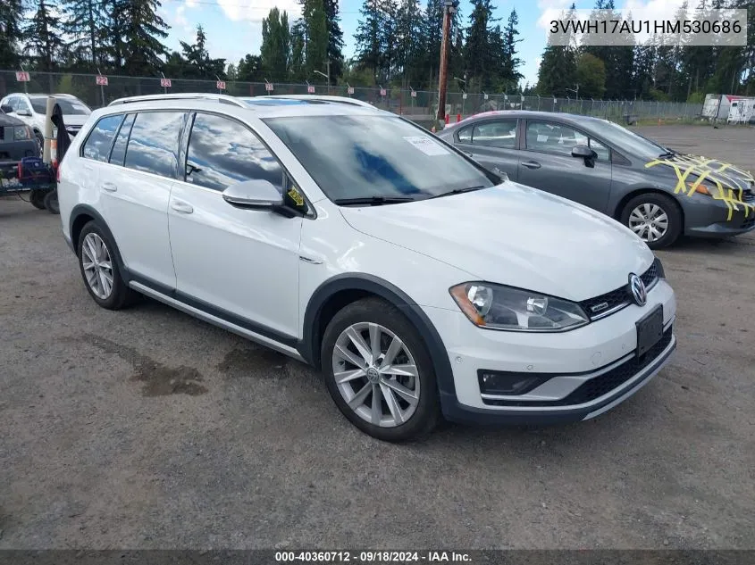 2017 Volkswagen Golf Alltrack Tsi S/Tsi Se/Tsi Sel VIN: 3VWH17AU1HM530686 Lot: 40360712