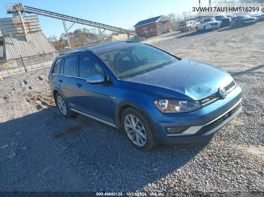 3VWH17AU1HM516299 2017 Volkswagen Golf Alltrack Tsi S/Tsi Se/Tsi Sel