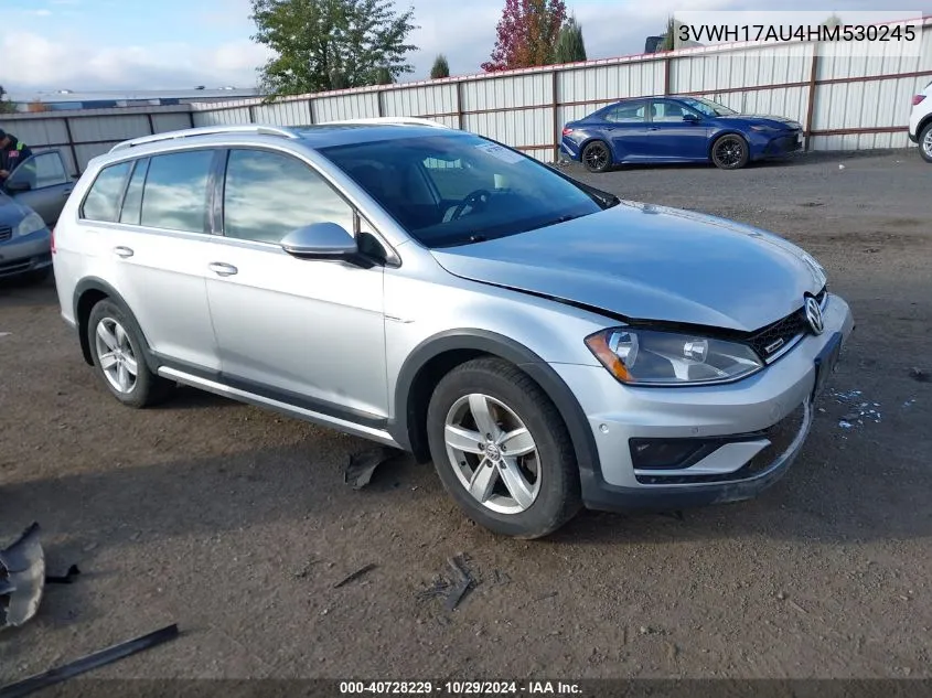 2017 Volkswagen Golf Alltrack Tsi S/Tsi Se/Tsi Sel VIN: 3VWH17AU4HM530245 Lot: 40728229