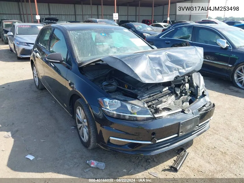 3VWG17AU4JM253498 2018 Volkswagen Golf Tsi S/Tsi Se