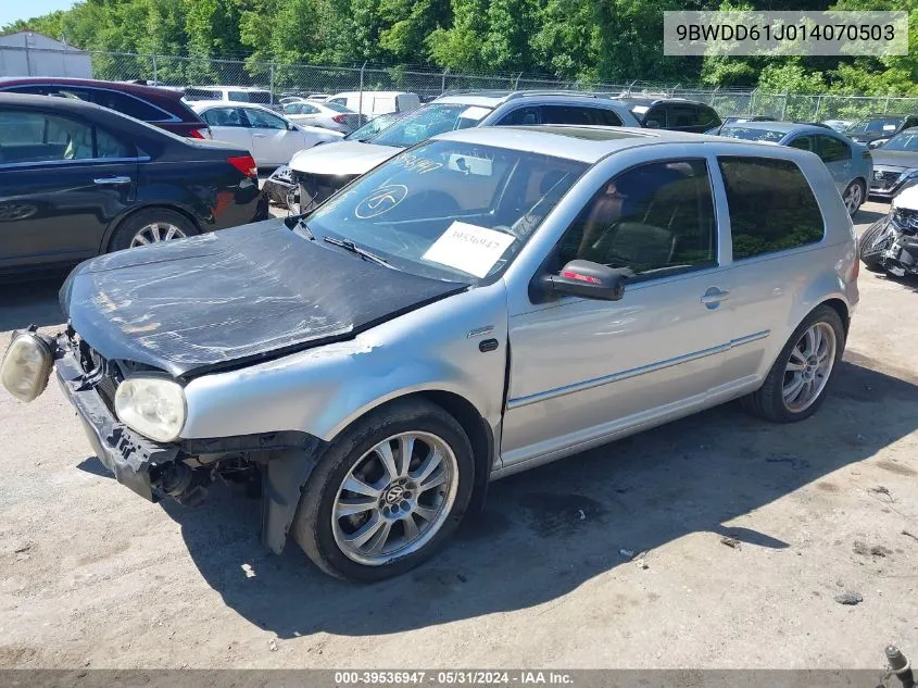 2001 Volkswagen Gti Gls VIN: 9BWDD61J014070503 Lot: 39536947