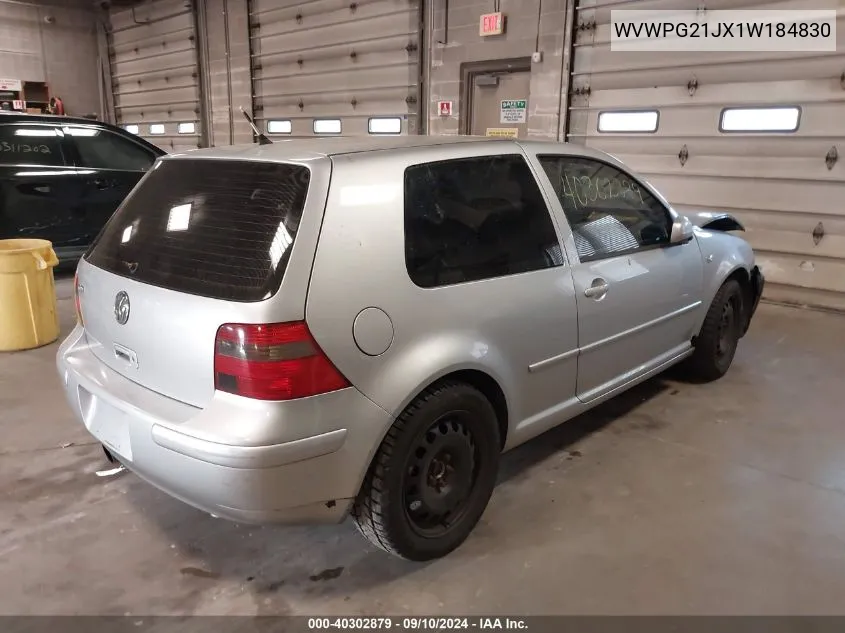 WVWPG21JX1W184830 2001 Volkswagen Gti Glx