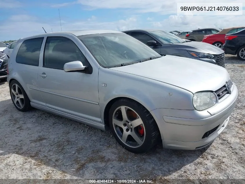 9BWPG61J214076033 2001 Volkswagen Gti Glx