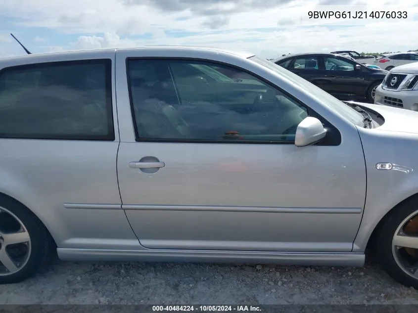 9BWPG61J214076033 2001 Volkswagen Gti Glx