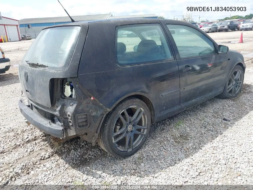 9BWDE61J834053903 2003 Volkswagen Gti 1.8T/1.8T (A5)